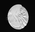 PP80, Summer Frolic 6, 3 qrt view, 7.5x1.5 inches, cast marble 1996